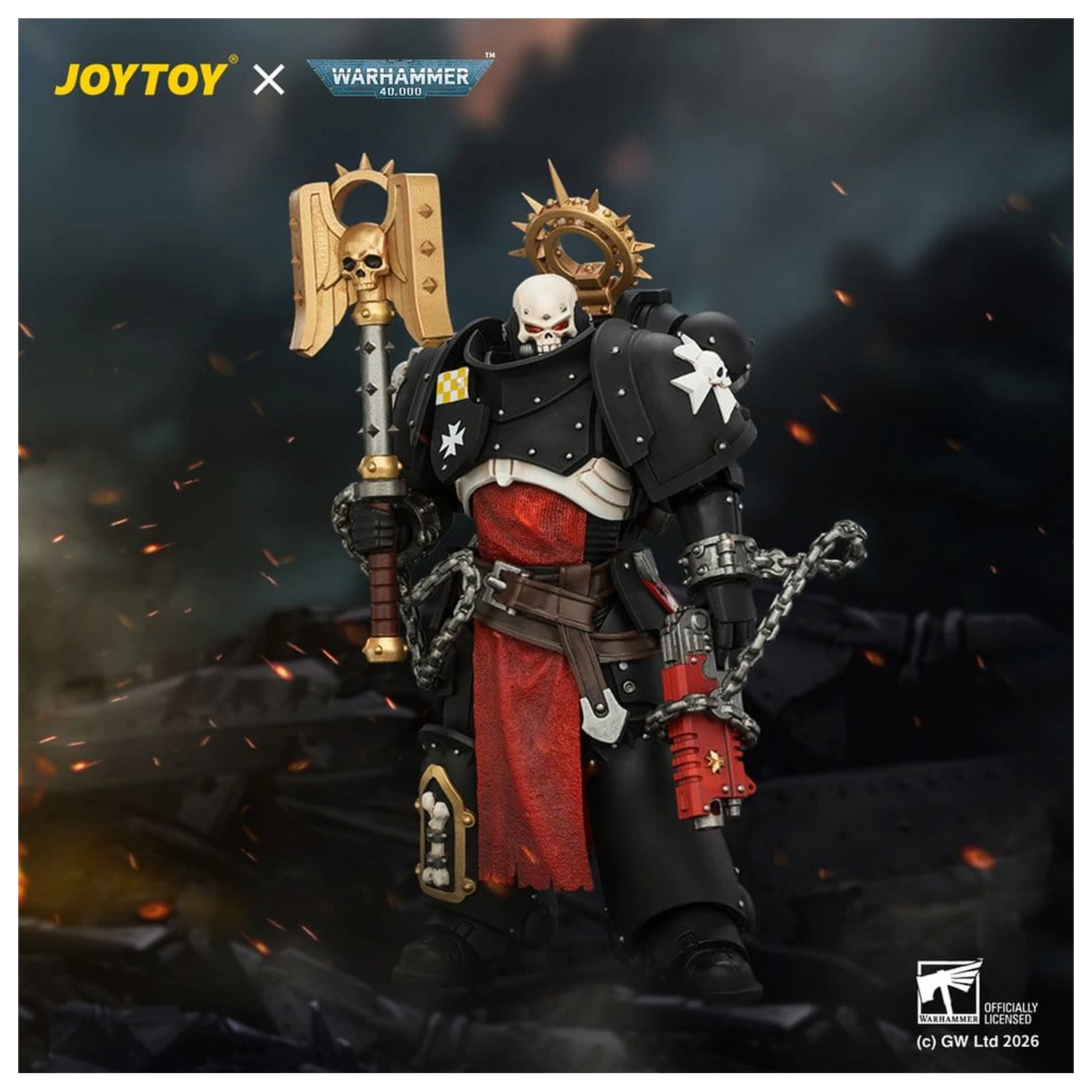 Warhammer akciófigura Black Templars Execrator 2 12 cm termékfotó