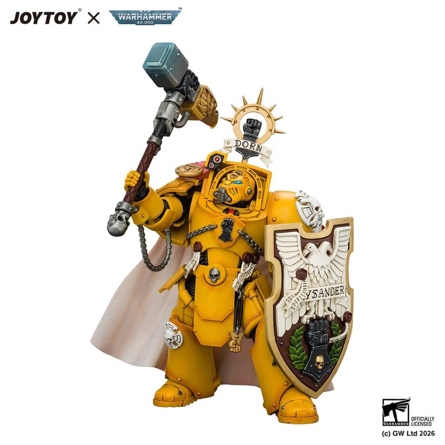 Warhammer akciófigura Imperial Fists Darnath Lysander 14 cm termékfotó