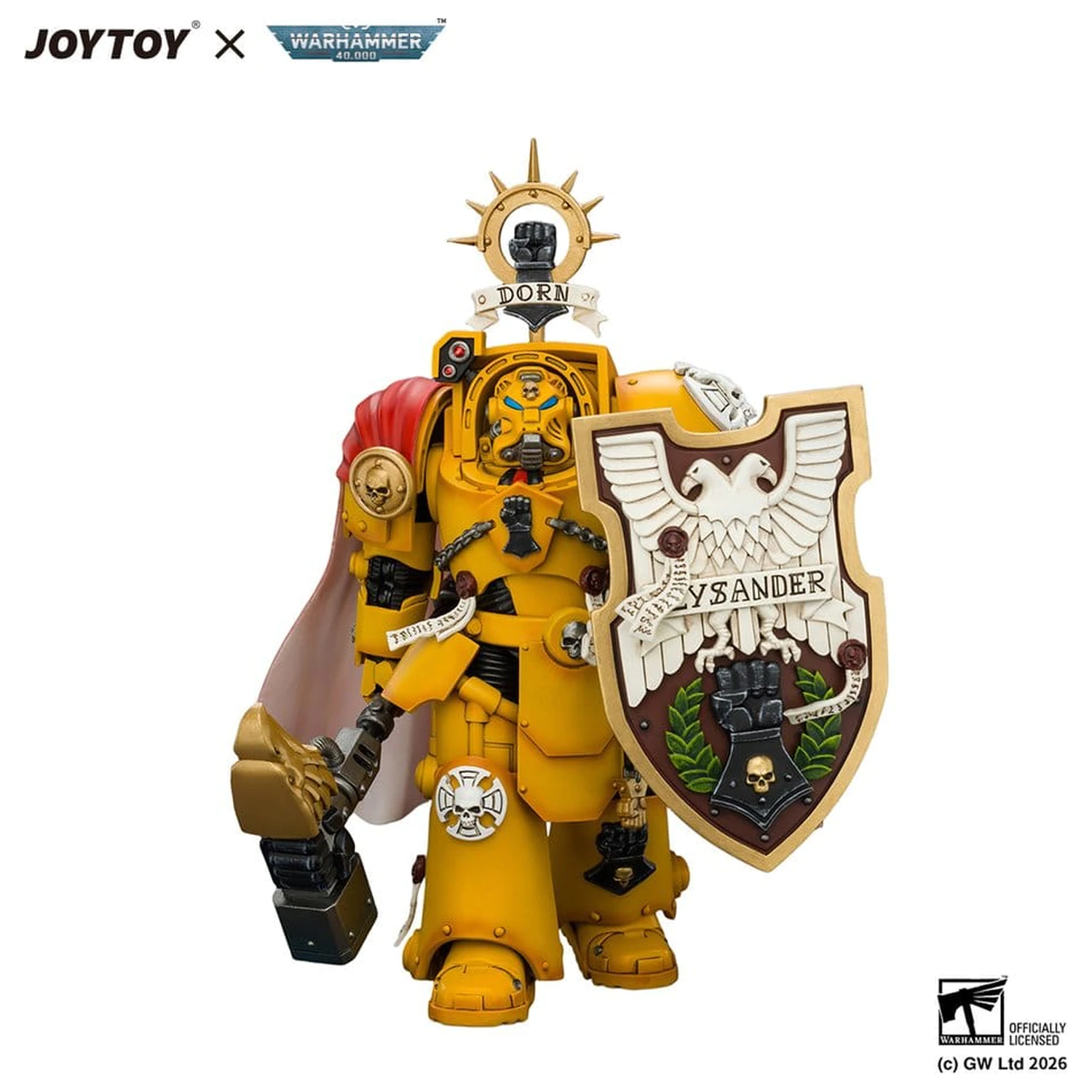 Warhammer akciófigura Imperial Fists Darnath Lysander 14 cm termékfotó