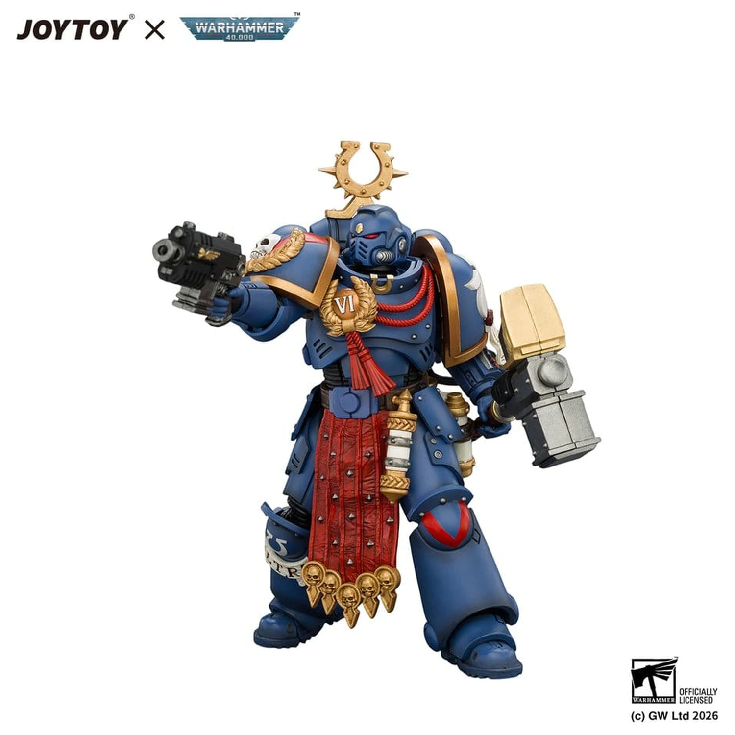 Warhammer akciófigura Ultramarines Ferren Areios 12 cm termékfotó