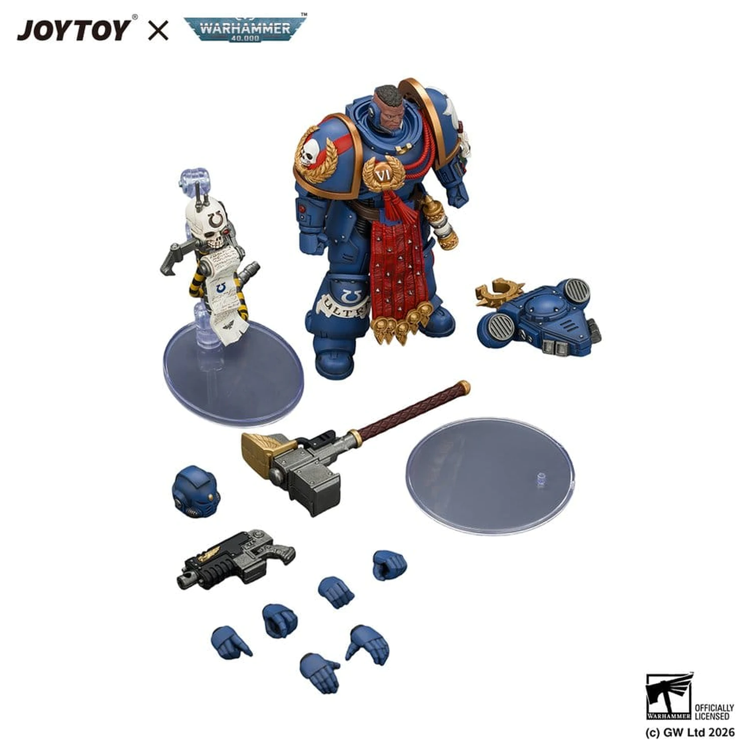 Warhammer akciófigura Ultramarines Ferren Areios 12 cm termékfotó