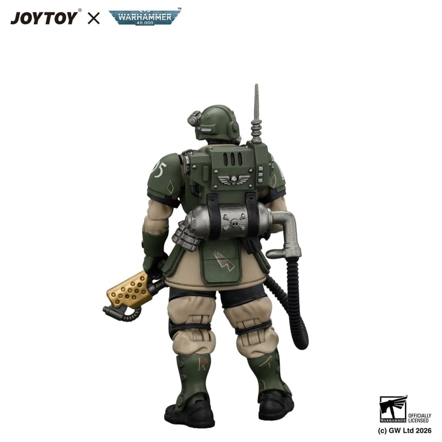Warhammer Astra Militarum Kasrkin 2 with Flamer akciófigura  termékfotó