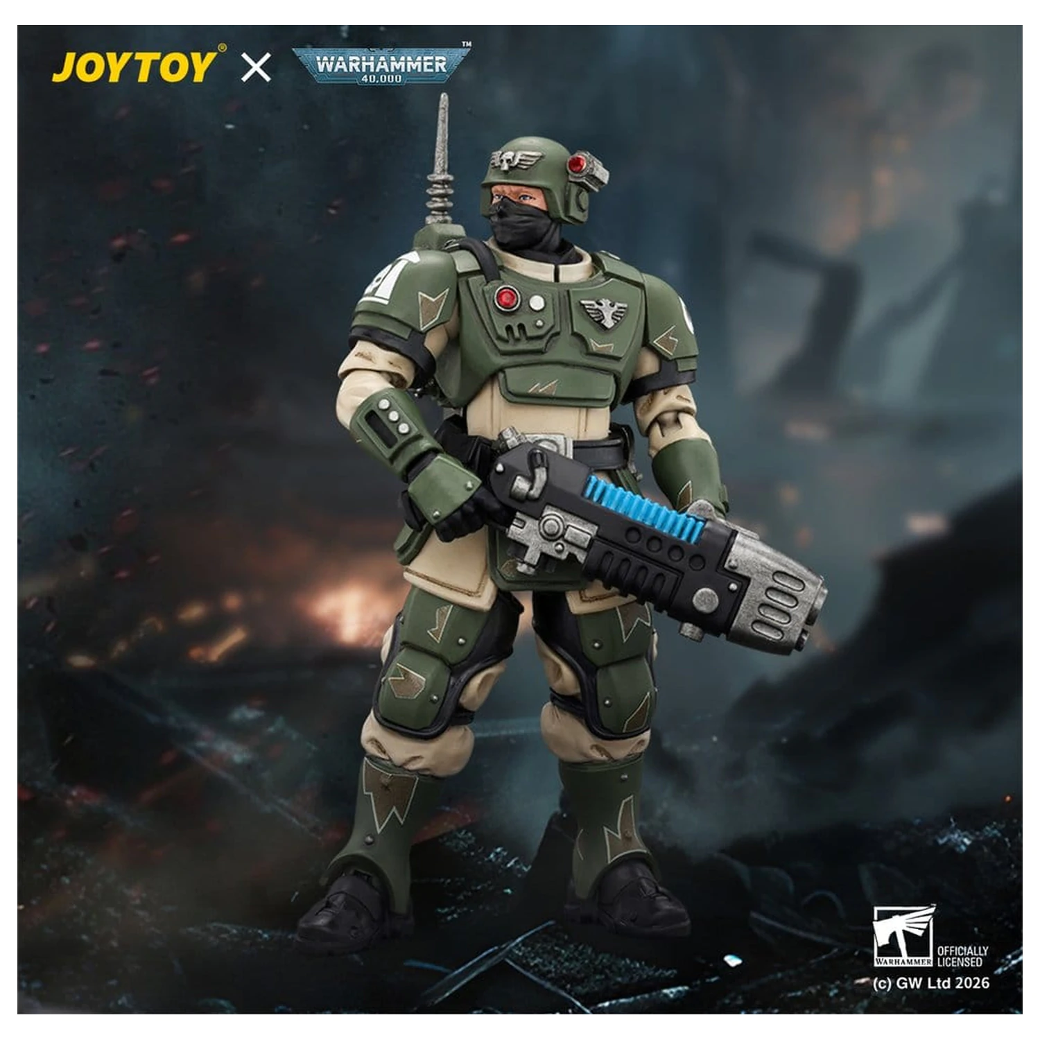 Warhammer Astra Militarum Kasrkin 4 with Plasma Gun akciófigura  termékfotó