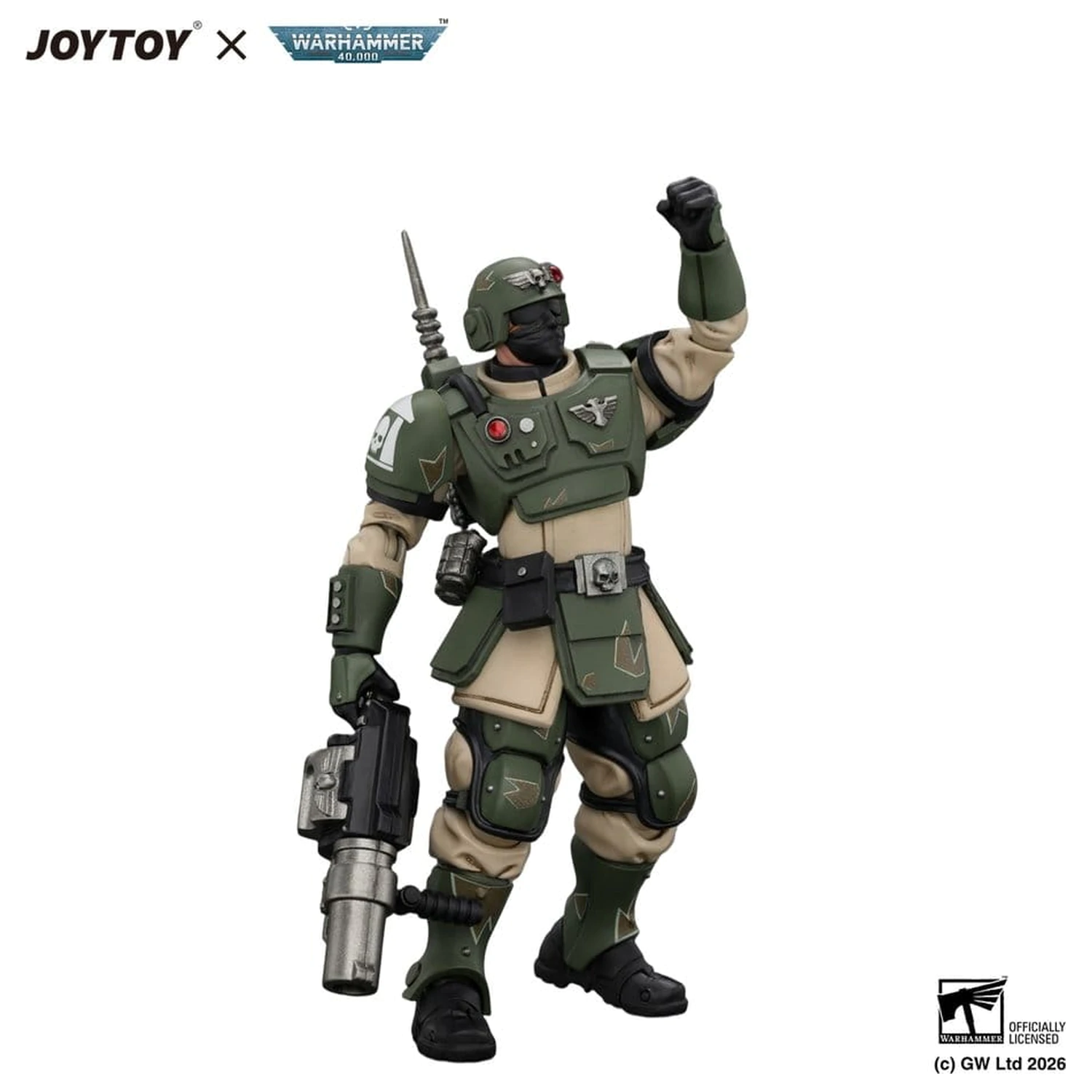 Warhammer Astra Militarum Kasrkin 5 with Grenade Launcher akciófigura  termékfotó