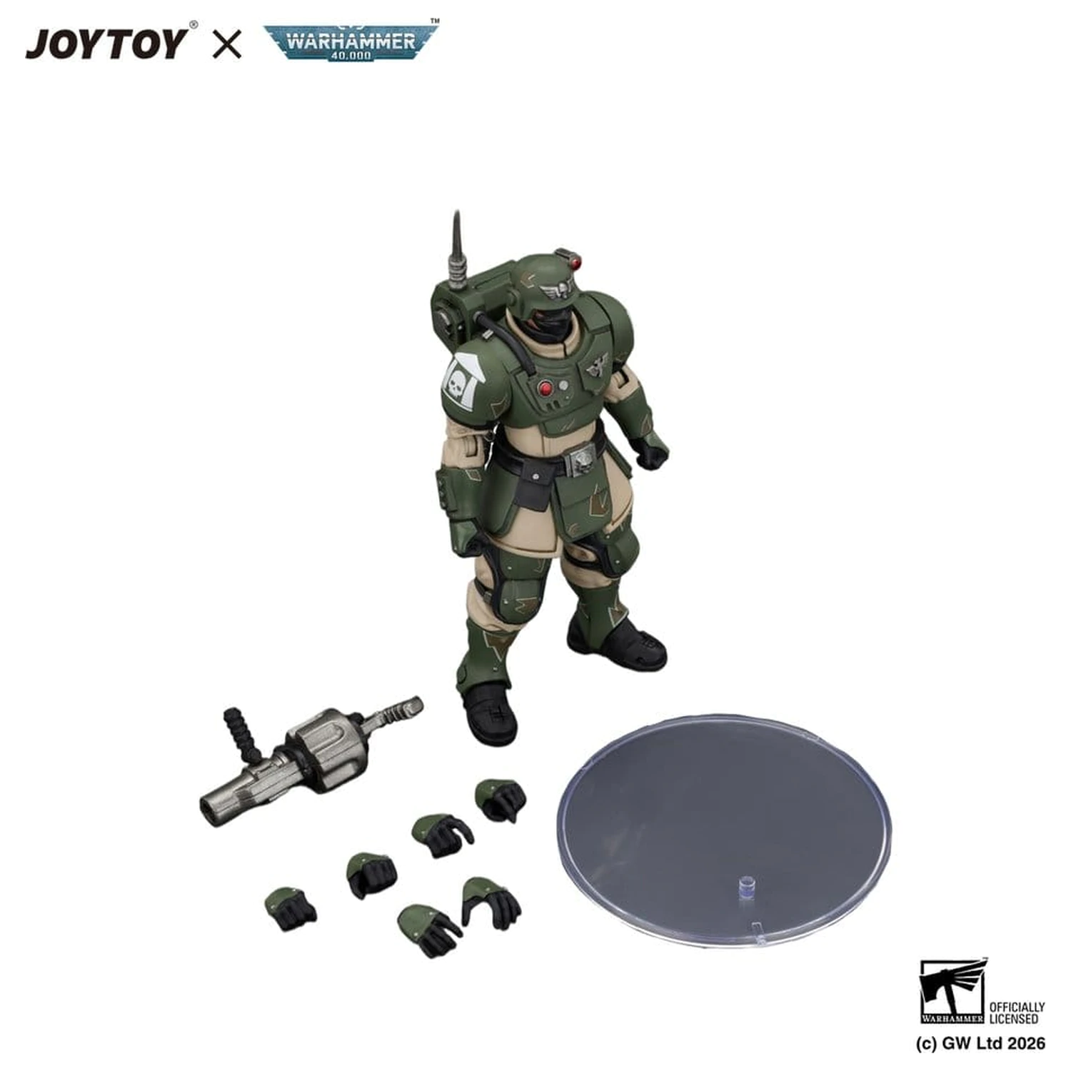 Warhammer Astra Militarum Kasrkin 5 with Grenade Launcher akciófigura  termékfotó