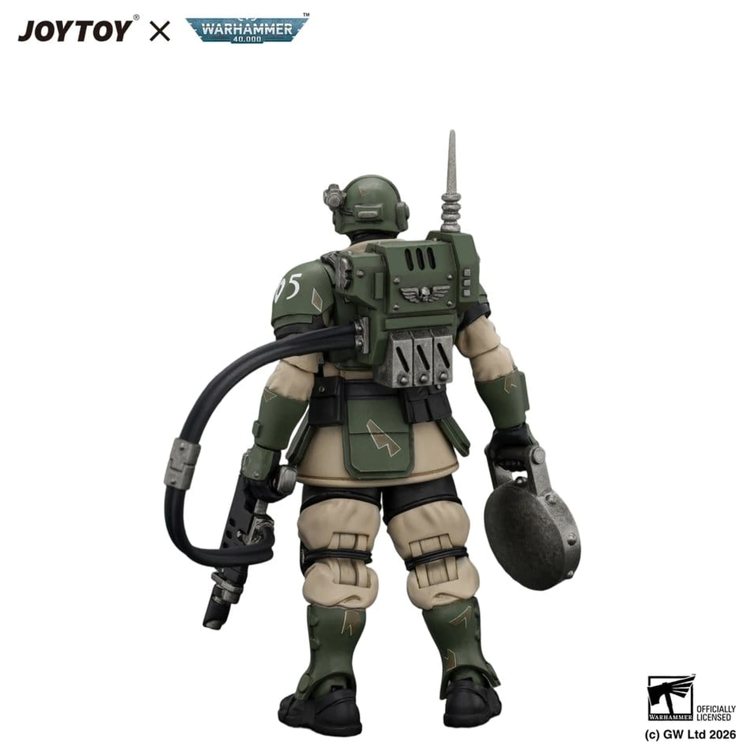 Warhammer Astra Militarum Kasrkin 6 with Hot-shot Laspistol akciófigura  termékfotó