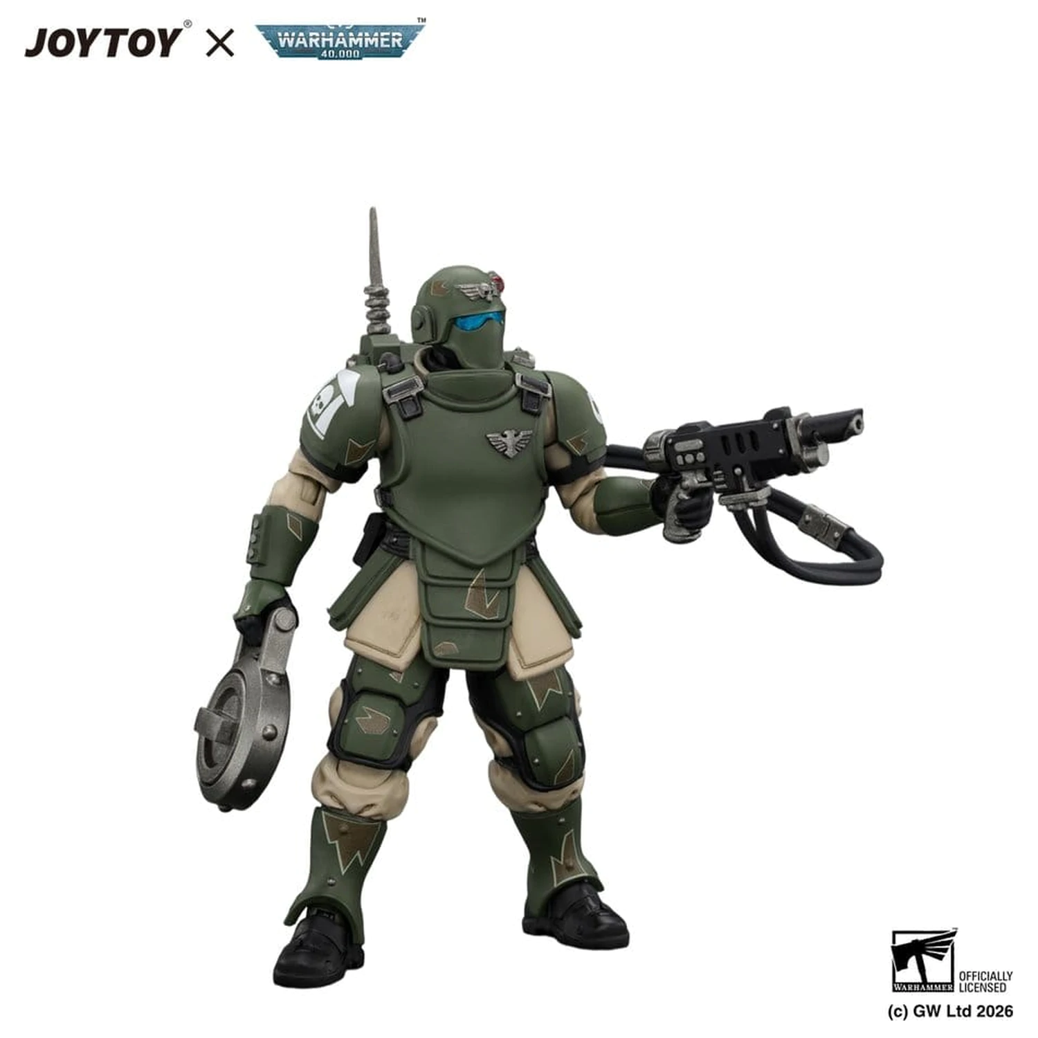 Warhammer Astra Militarum Kasrkin 6 with Hot-shot Laspistol akciófigura  termékfotó