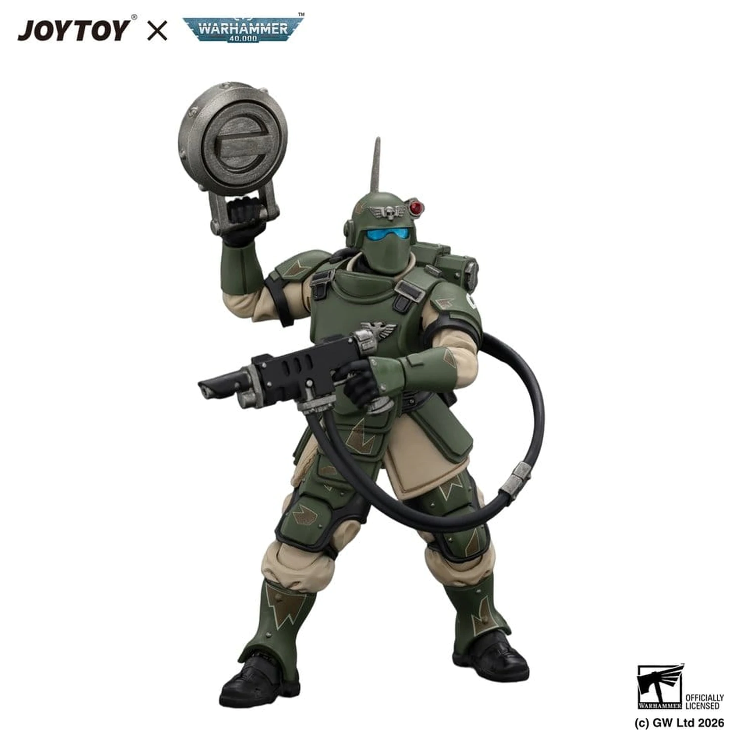 Warhammer Astra Militarum Kasrkin 6 with Hot-shot Laspistol akciófigura  termékfotó