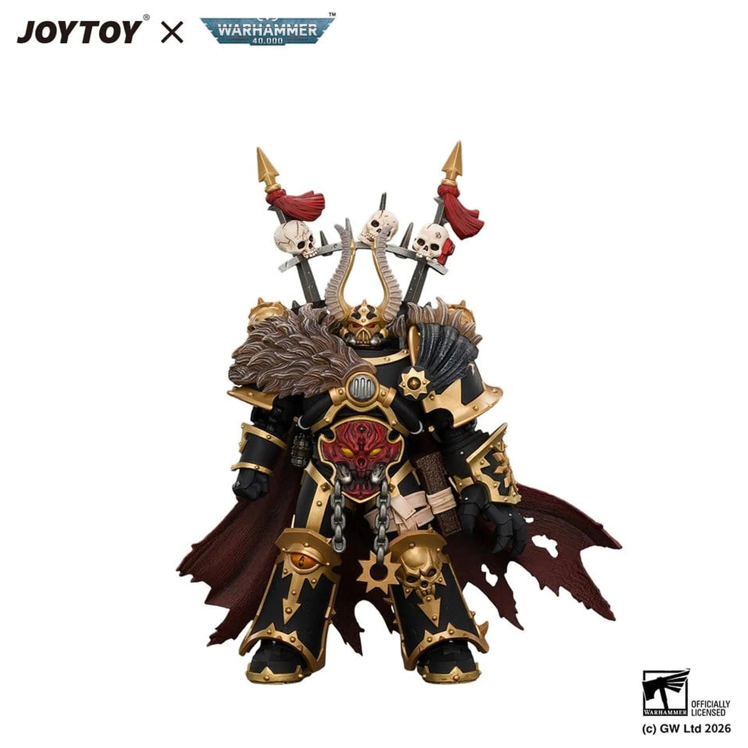 Warhammer Black Legion Chaos Lord akciófigura 13 cm termékfotó