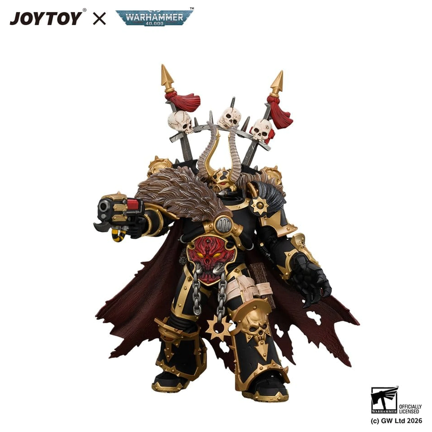 Warhammer Black Legion Chaos Lord akciófigura 13 cm termékfotó