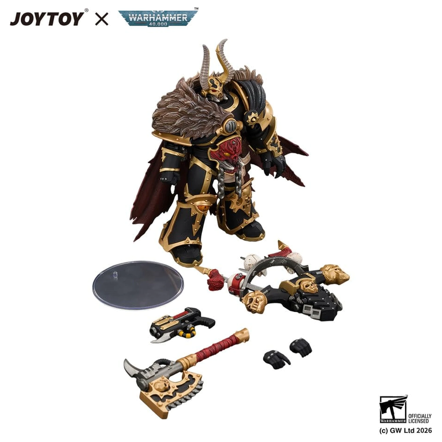 Warhammer Black Legion Chaos Lord akciófigura 13 cm termékfotó