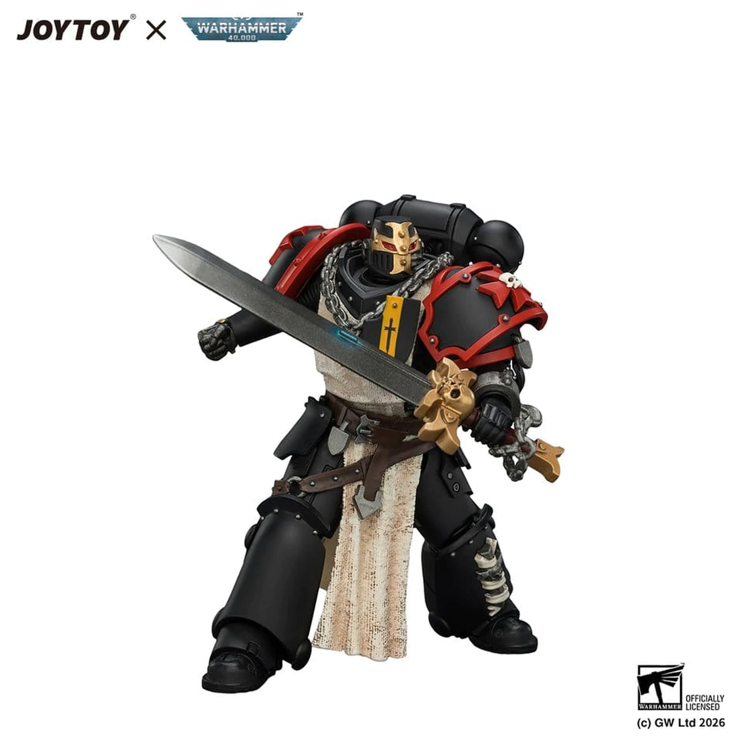 Warhammer Black Templars Crusader Ancient akciófigura 12 cm termékfotó