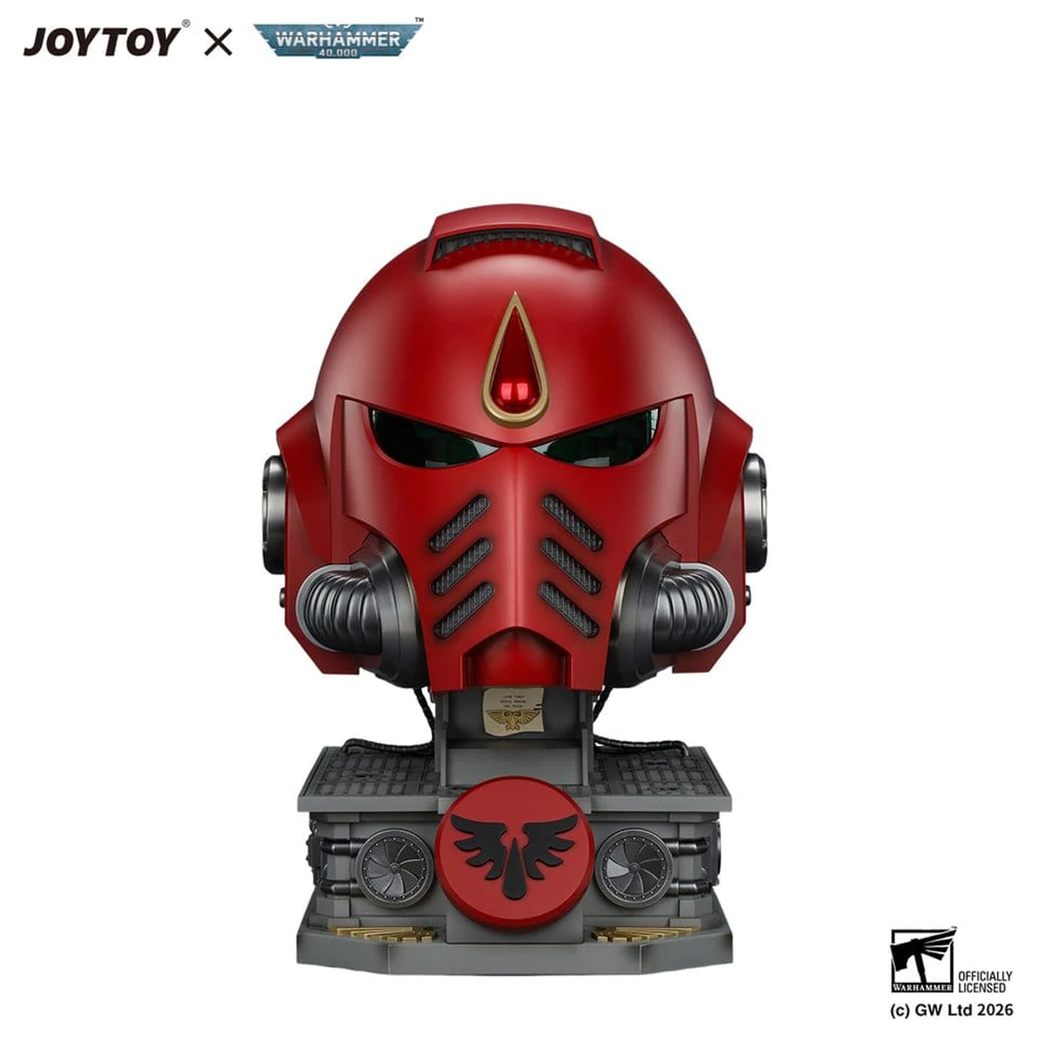 Warhammer Blood Angels MkX sisak replika és állvány 44 cm termékfotó