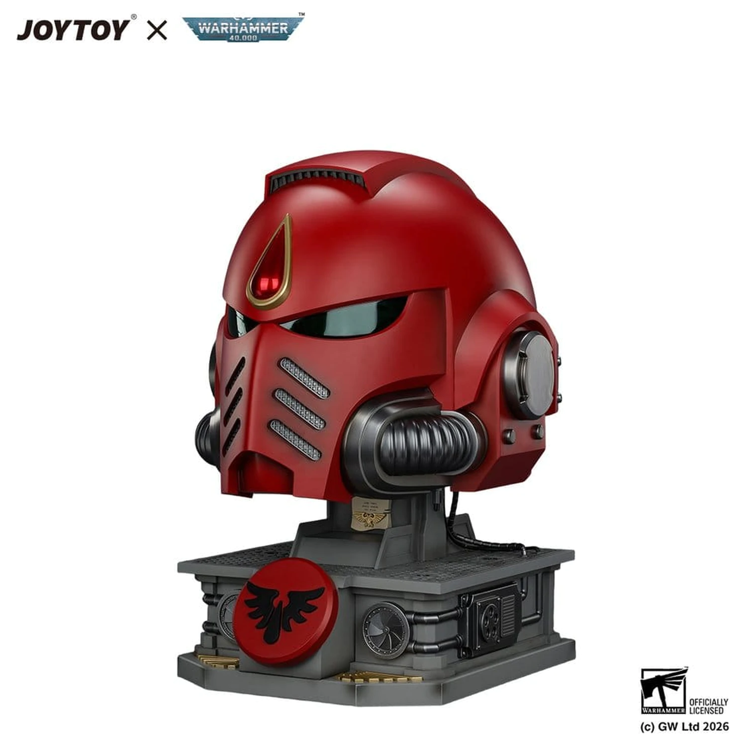 Warhammer Blood Angels MkX sisak replika és állvány 44 cm termékfotó