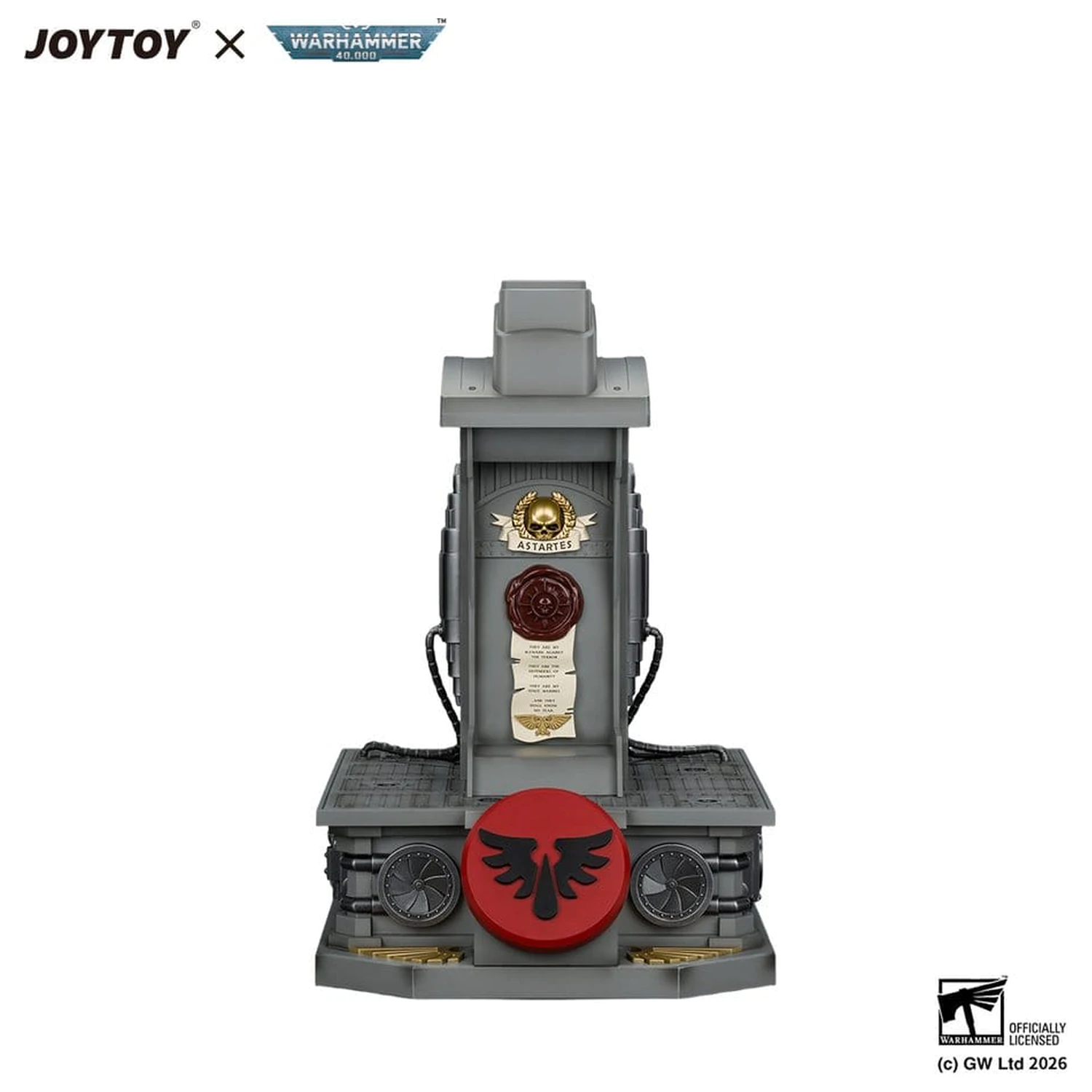 Warhammer Blood Angels MkX sisak replika és állvány 44 cm termékfotó