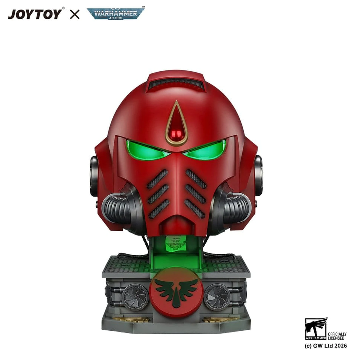 Warhammer Blood Angels MkX sisak replika és állvány 44 cm termékfotó