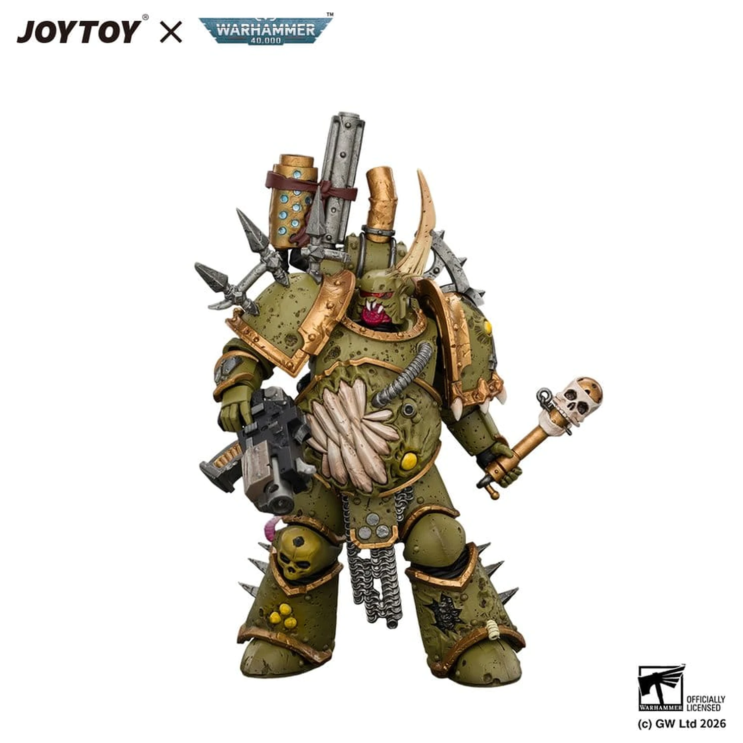 Warhammer Death Guard Plague Marine 1 akciófigura 12 cm termékfotó