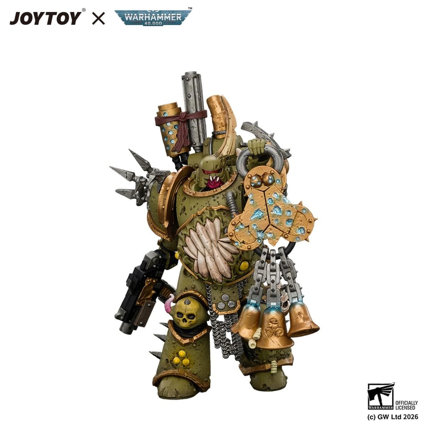 Warhammer Death Guard Plague Marine 1 akciófigura 12 cm termékfotó