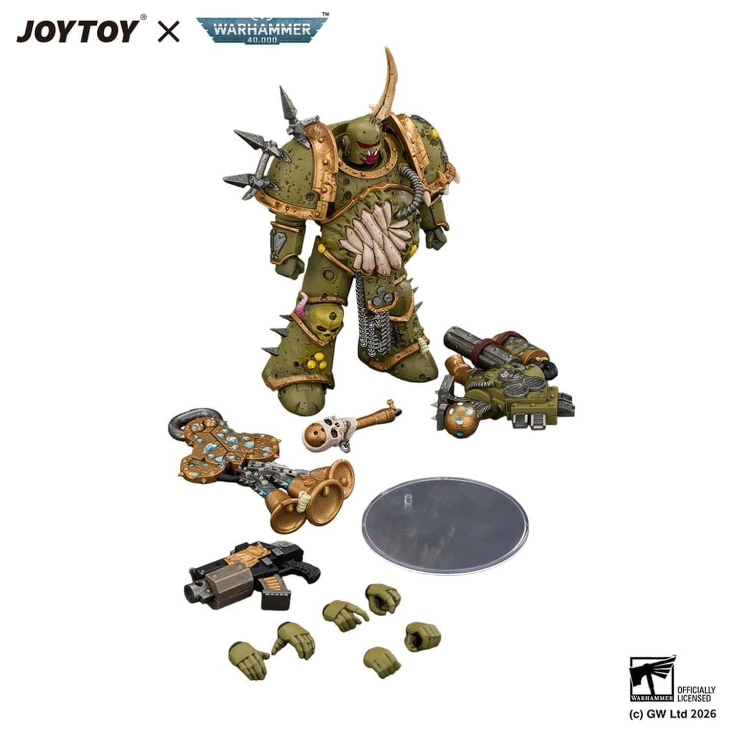 Warhammer Death Guard Plague Marine 1 akciófigura 12 cm termékfotó
