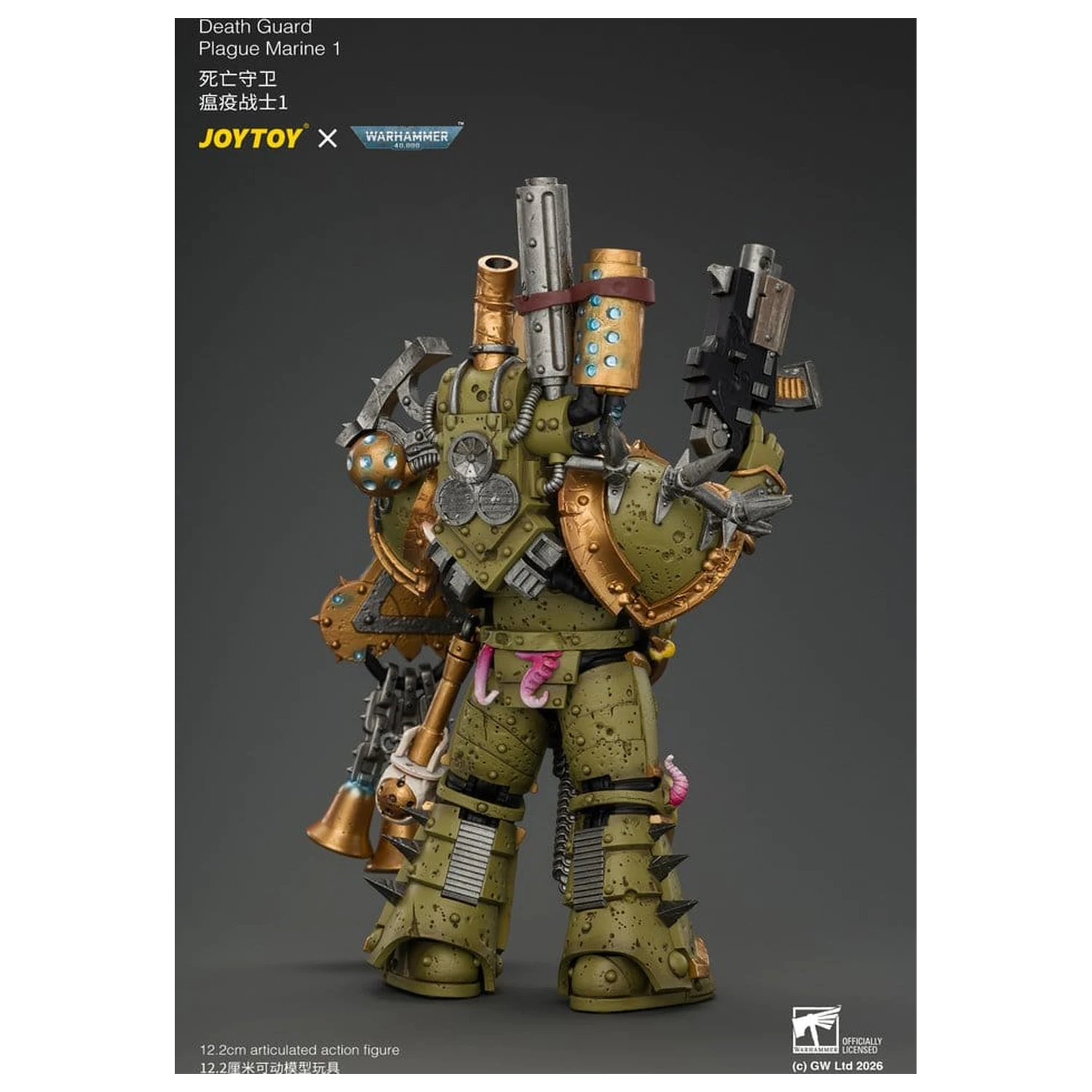 Warhammer Death Guard Plague Marine 1 akciófigura 12 cm termékfotó
