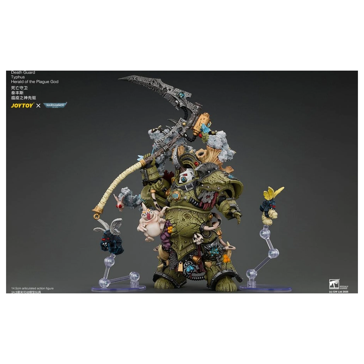 Warhammer Death Guard Typhus Herald of the Plague God akciófigura 15 cm termékfotó