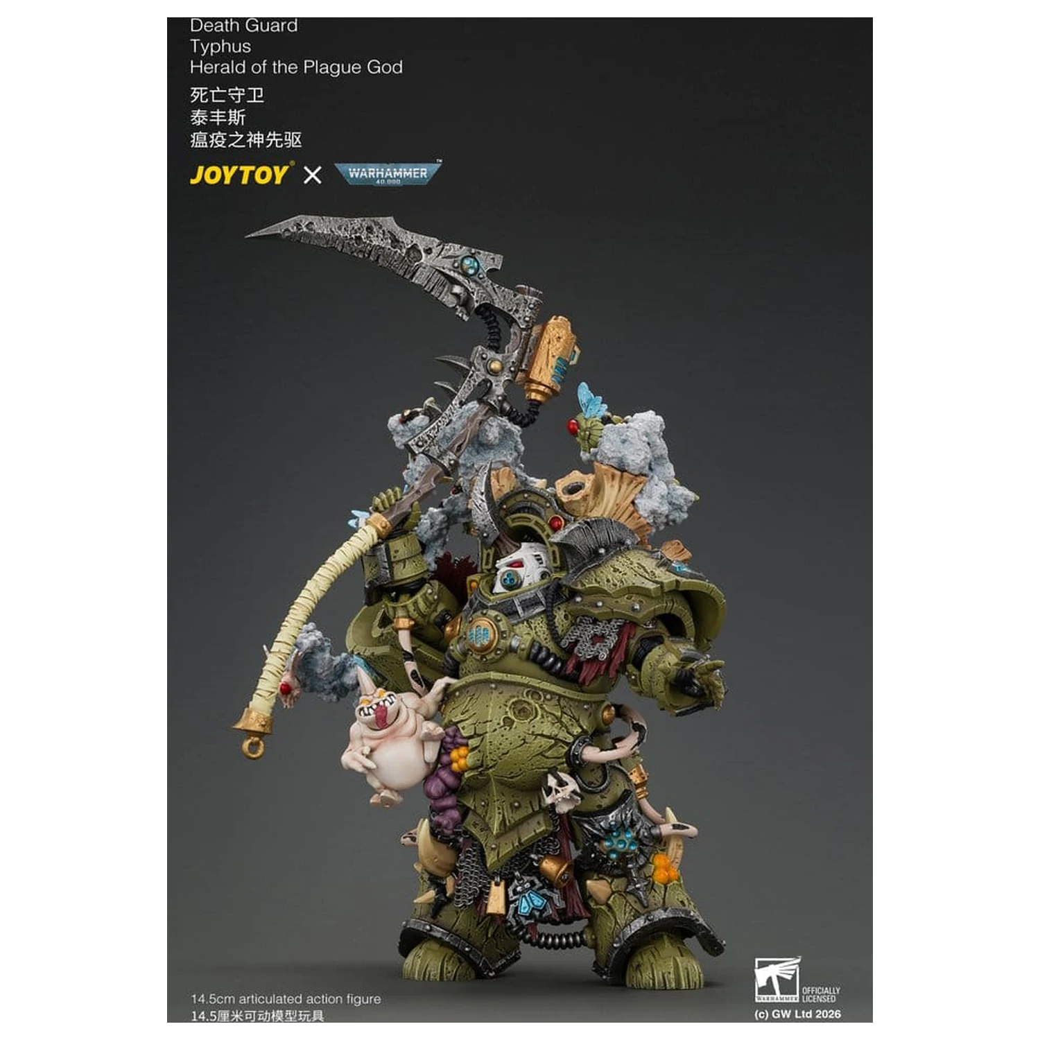 Warhammer Death Guard Typhus Herald of the Plague God akciófigura 15 cm termékfotó