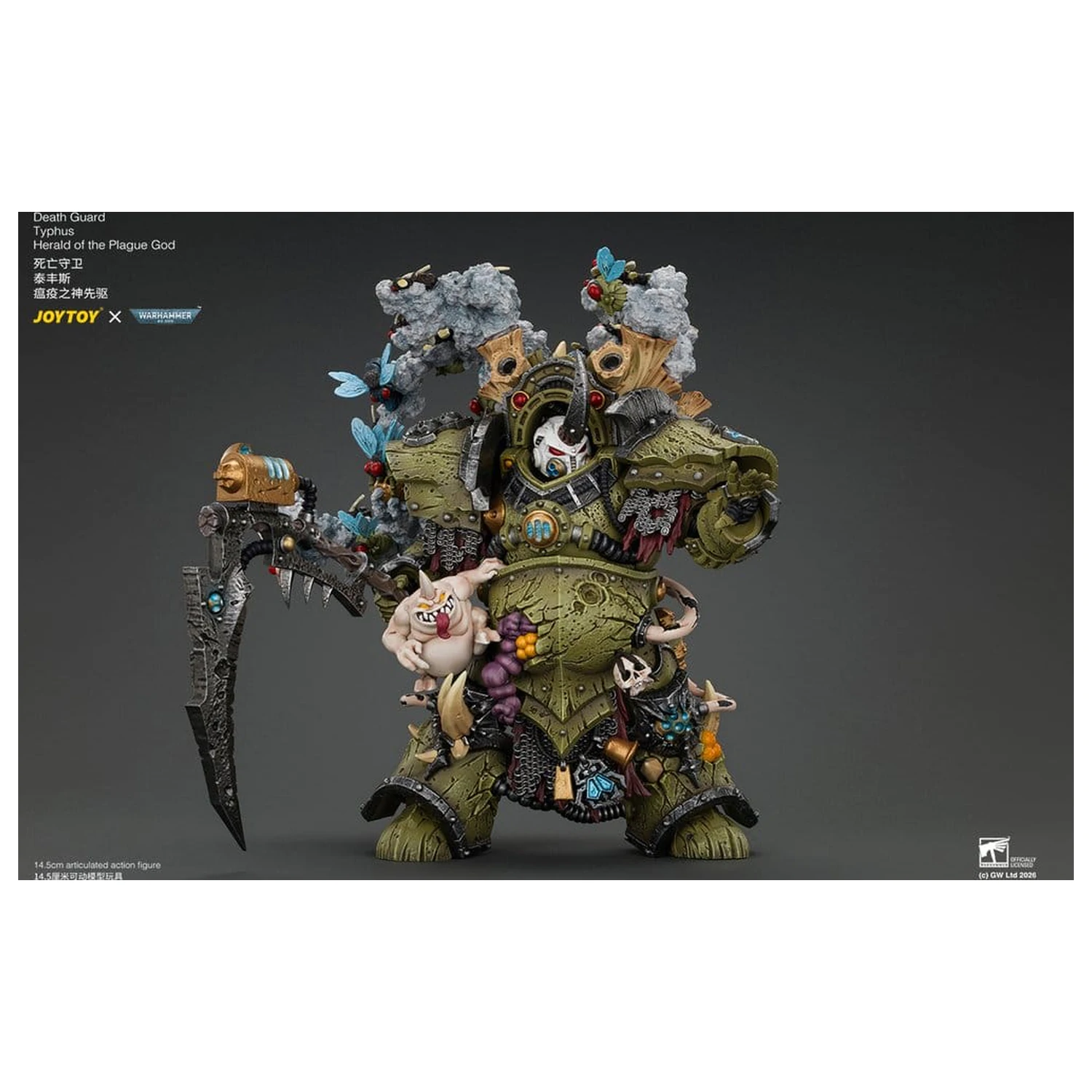 Warhammer Death Guard Typhus Herald of the Plague God akciófigura 15 cm termékfotó
