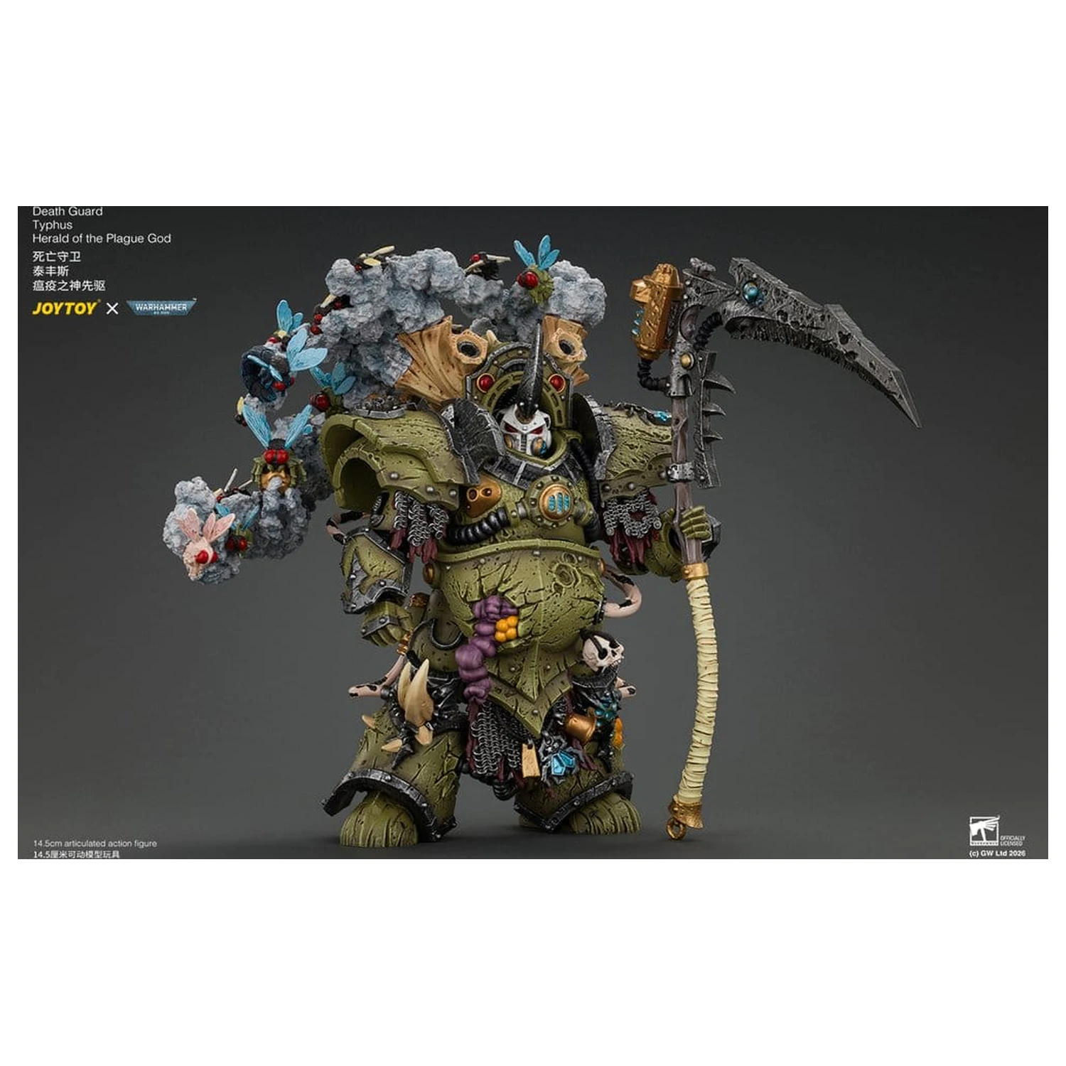 Warhammer Death Guard Typhus Herald of the Plague God akciófigura 15 cm termékfotó