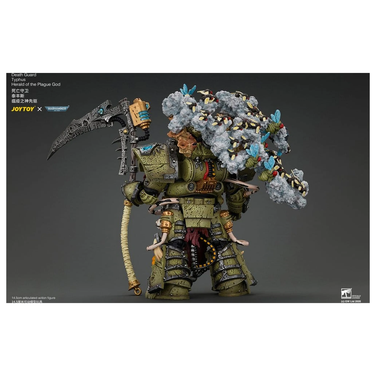 Warhammer Death Guard Typhus Herald of the Plague God akciófigura 15 cm termékfotó
