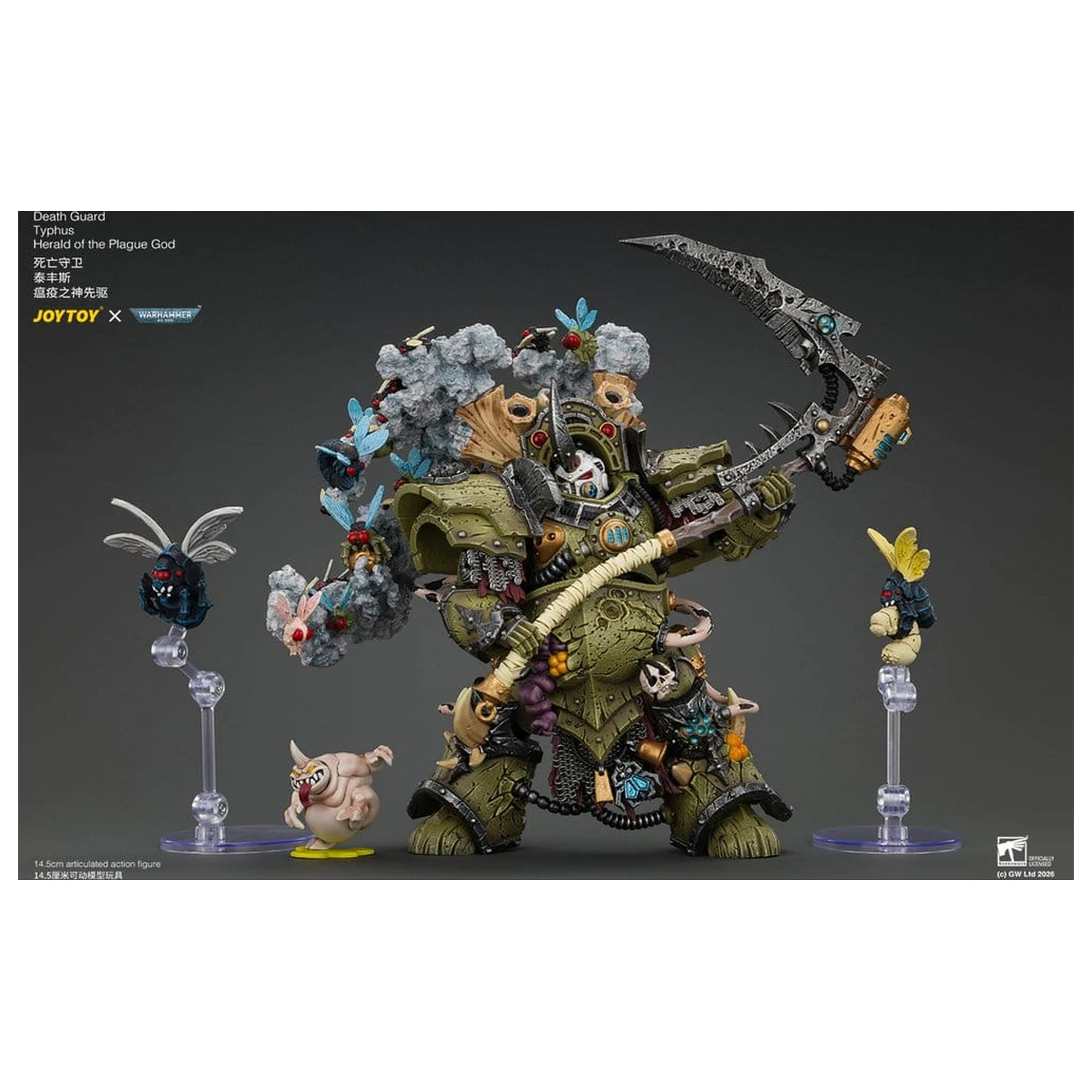Warhammer Death Guard Typhus Herald of the Plague God akciófigura 15 cm termékfotó