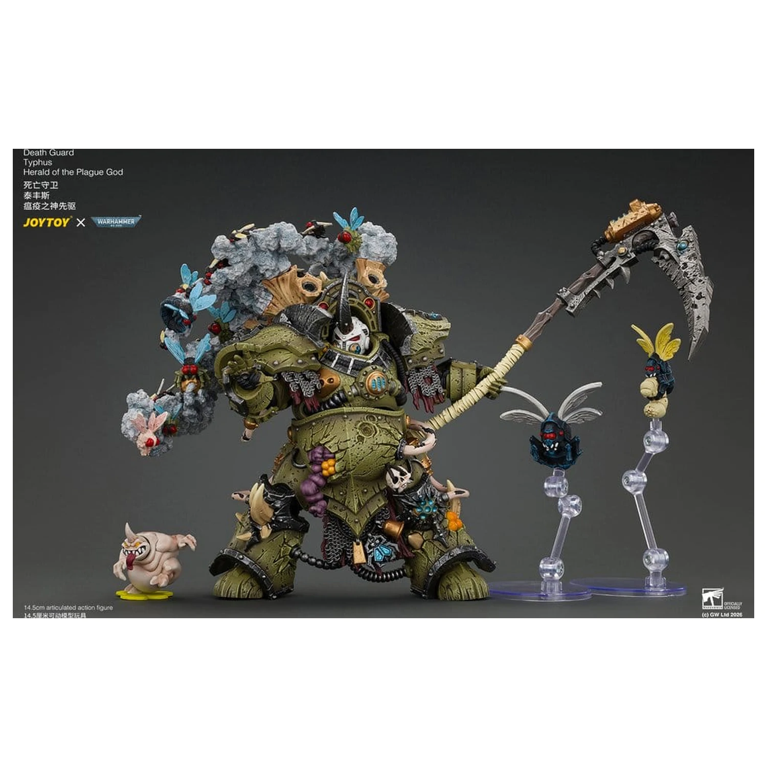 Warhammer Death Guard Typhus Herald of the Plague God akciófigura 15 cm termékfotó