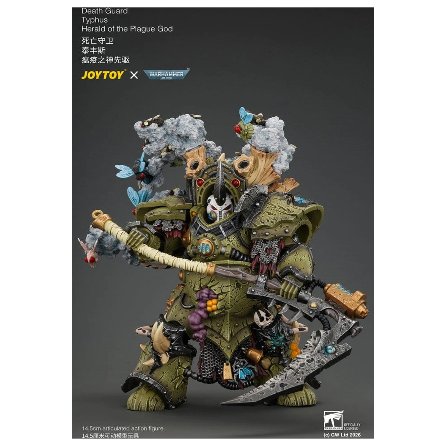 Warhammer Death Guard Typhus Herald of the Plague God akciófigura 15 cm termékfotó