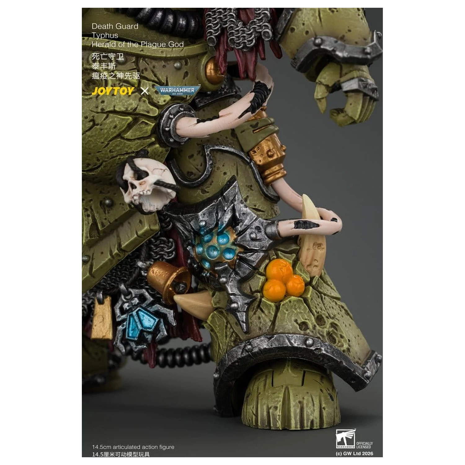 Warhammer Death Guard Typhus Herald of the Plague God akciófigura 15 cm termékfotó