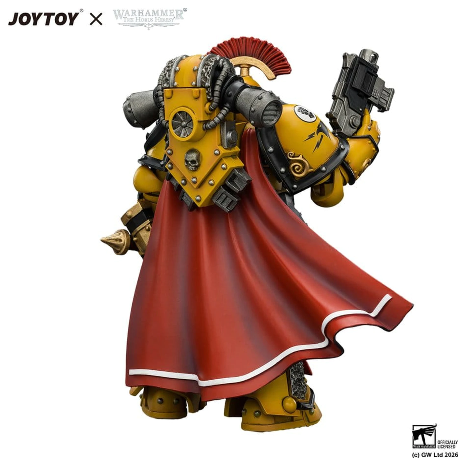 Warhammer Imperial Fists Legion Praetor in Mk III Armour akciófigura 13 cm termékfotó