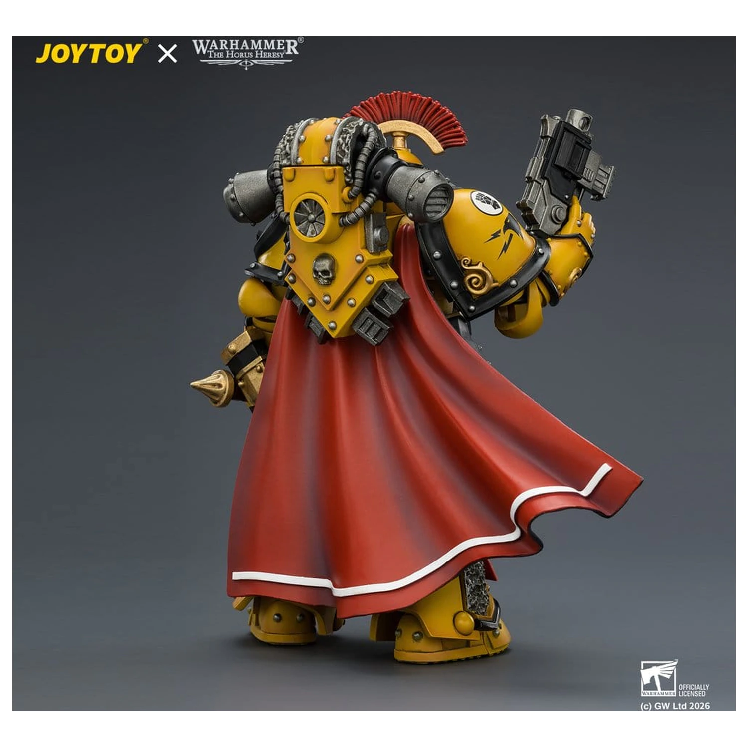 Warhammer Imperial Fists Legion Praetor in Mk III Armour akciófigura 13 cm termékfotó