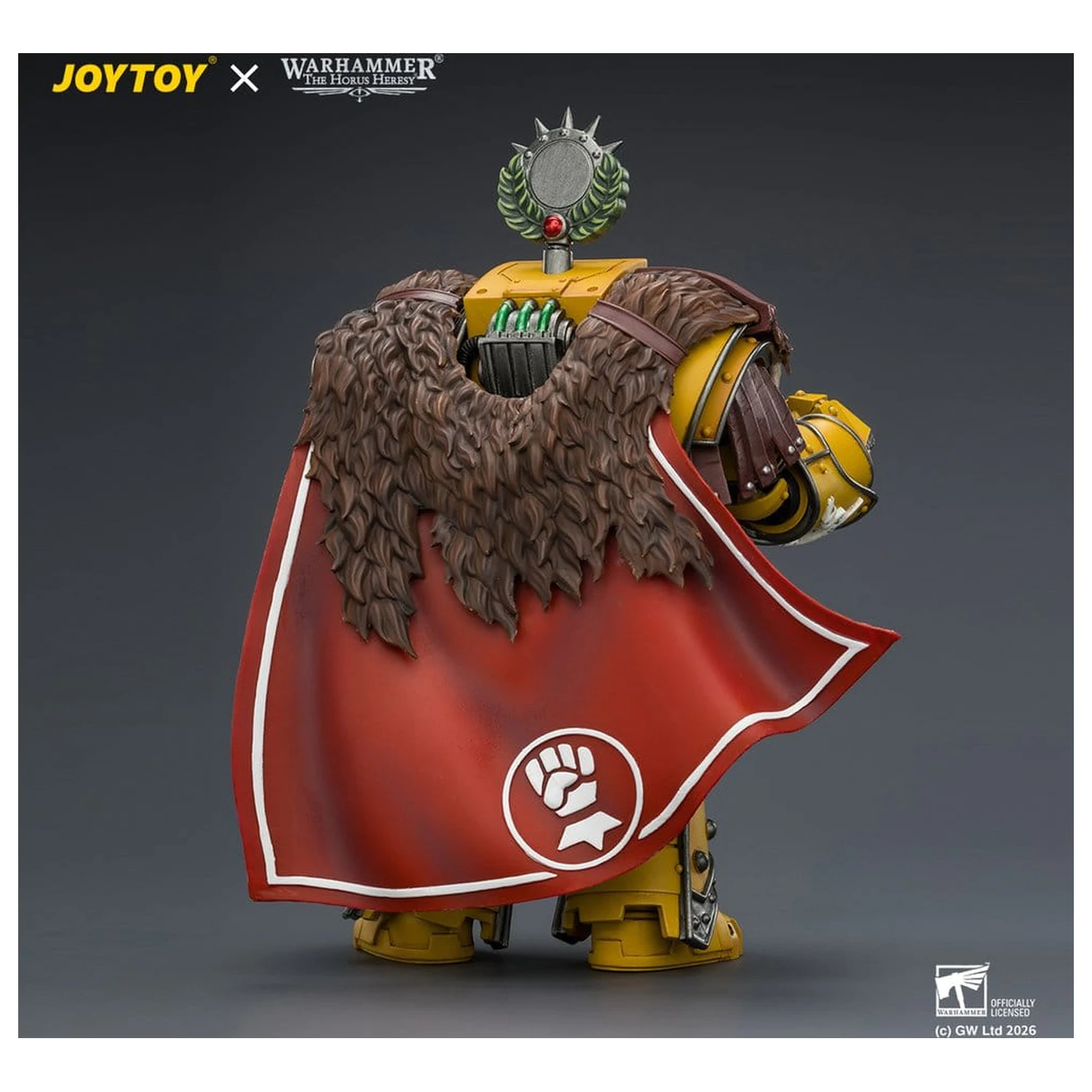 Warhammer Imperial Fists Lord Castellan Evander Garrius, The Tyrant of Cthonia akciófigura 14 cm termékfotó