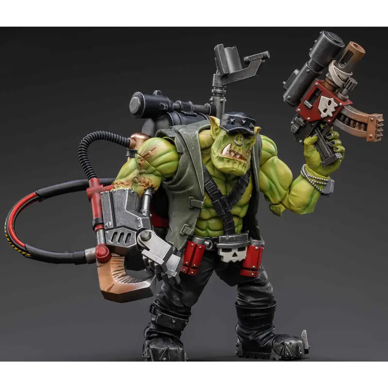 Warhammer 40k 1/18 Ork Kommandos Nob Nazbog akciófigura 13 cm