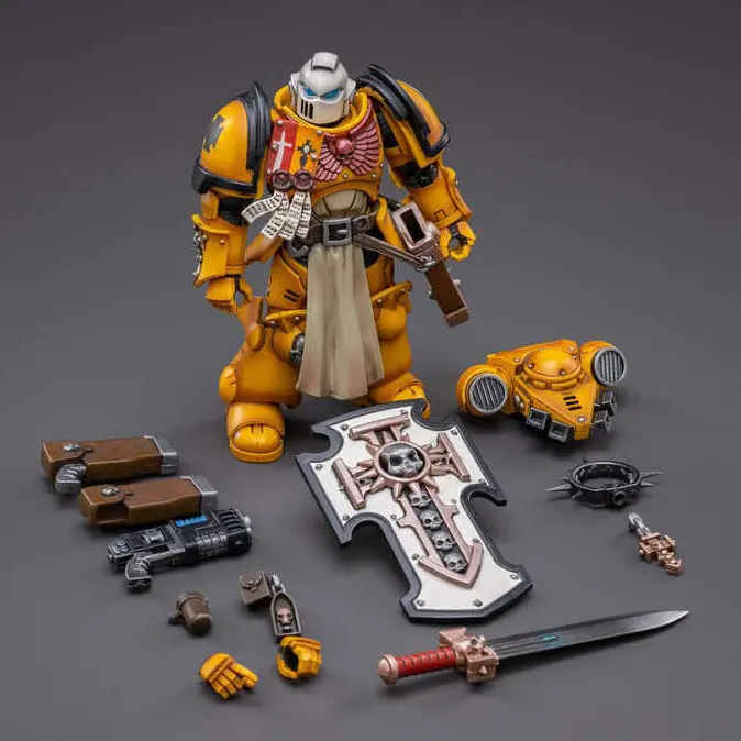 Warhammer 40k 1/18 Primaris Space Marines Imperial Fists Bladeguard Veteran akciófigura 12 cm termékfotó