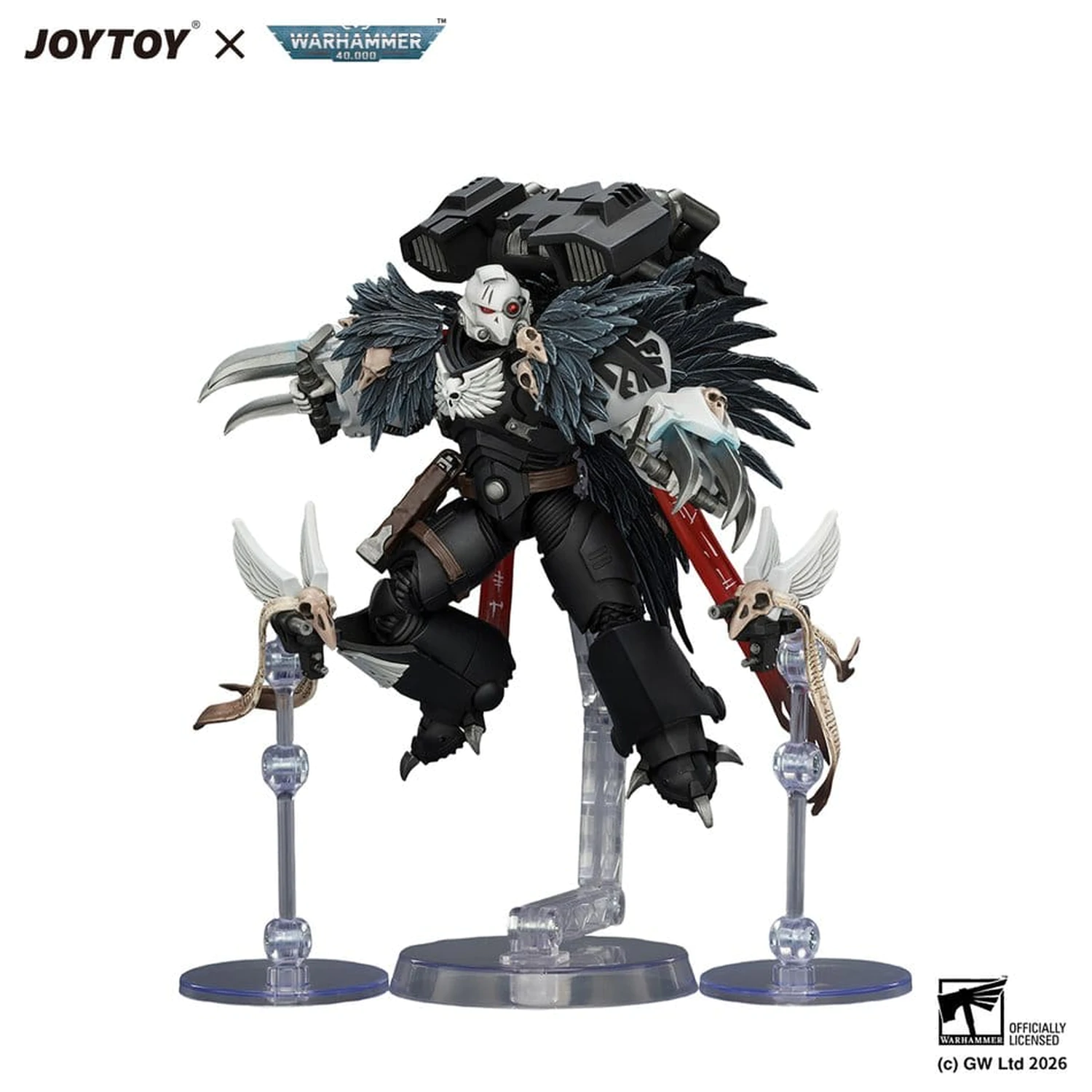 Warhammer Raven Guard Chapter Master Aethon Shaan akciófigura 13 cm termékfotó