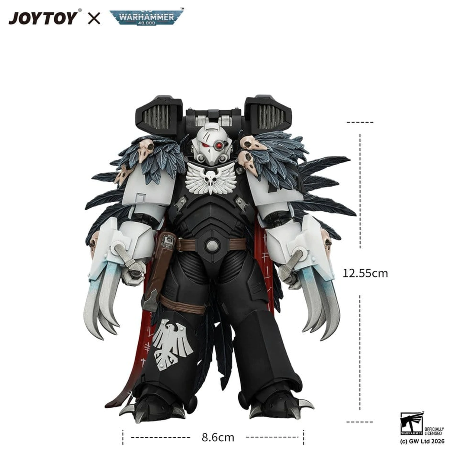 Warhammer Raven Guard Chapter Master Aethon Shaan akciófigura 13 cm termékfotó