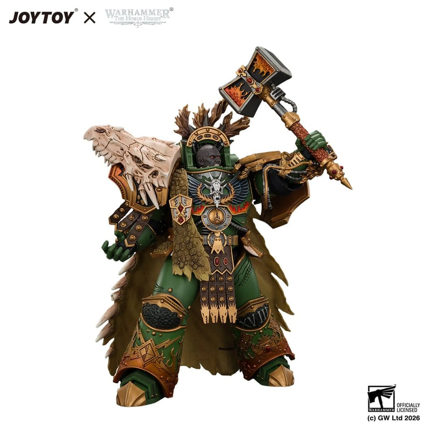 Warhammer Salamanders Vulkan, Primarch of the XVIIIth Legion akciófigura 21 cm termékfotó