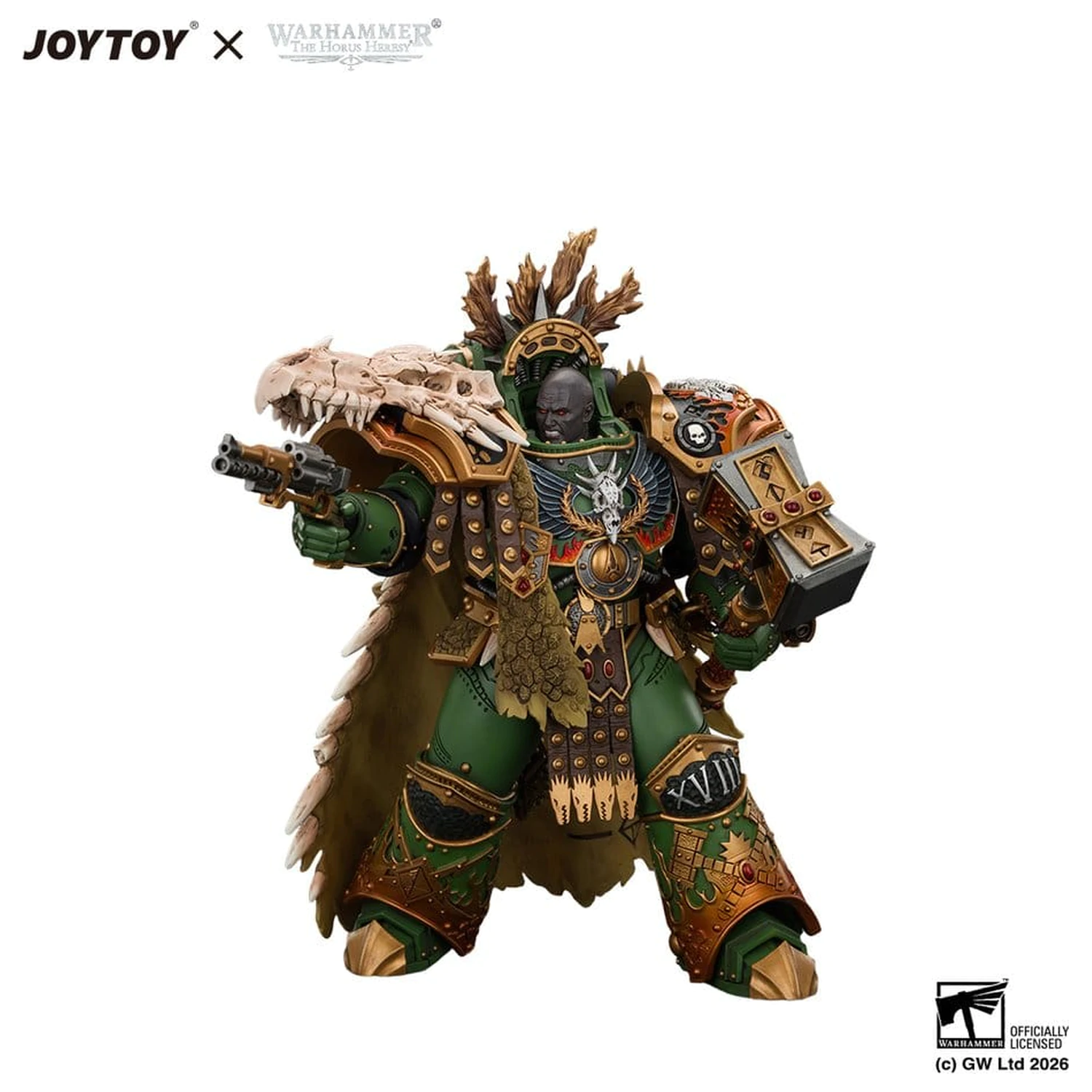 Warhammer Salamanders Vulkan, Primarch of the XVIIIth Legion akciófigura 21 cm termékfotó