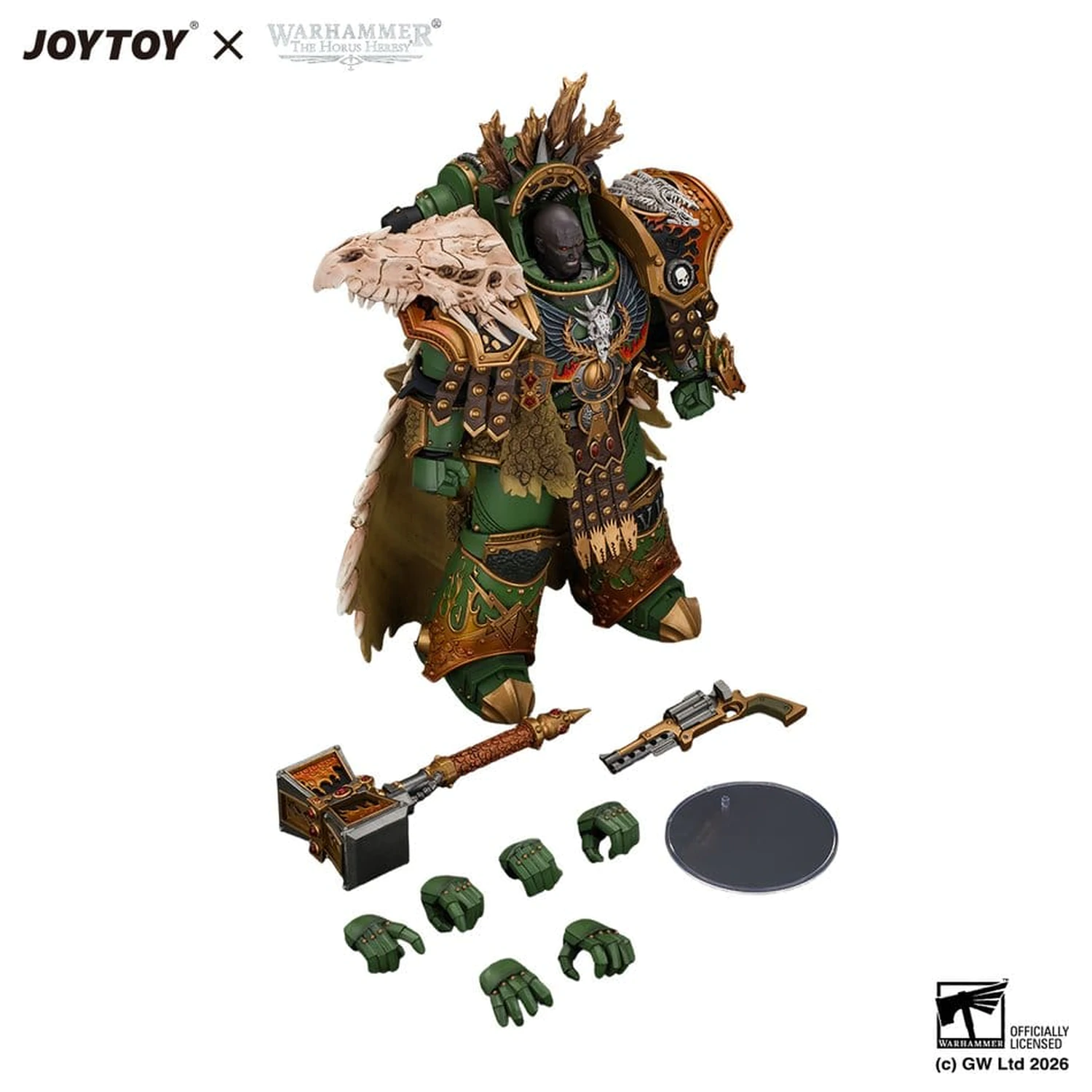 Warhammer Salamanders Vulkan, Primarch of the XVIIIth Legion akciófigura 21 cm termékfotó