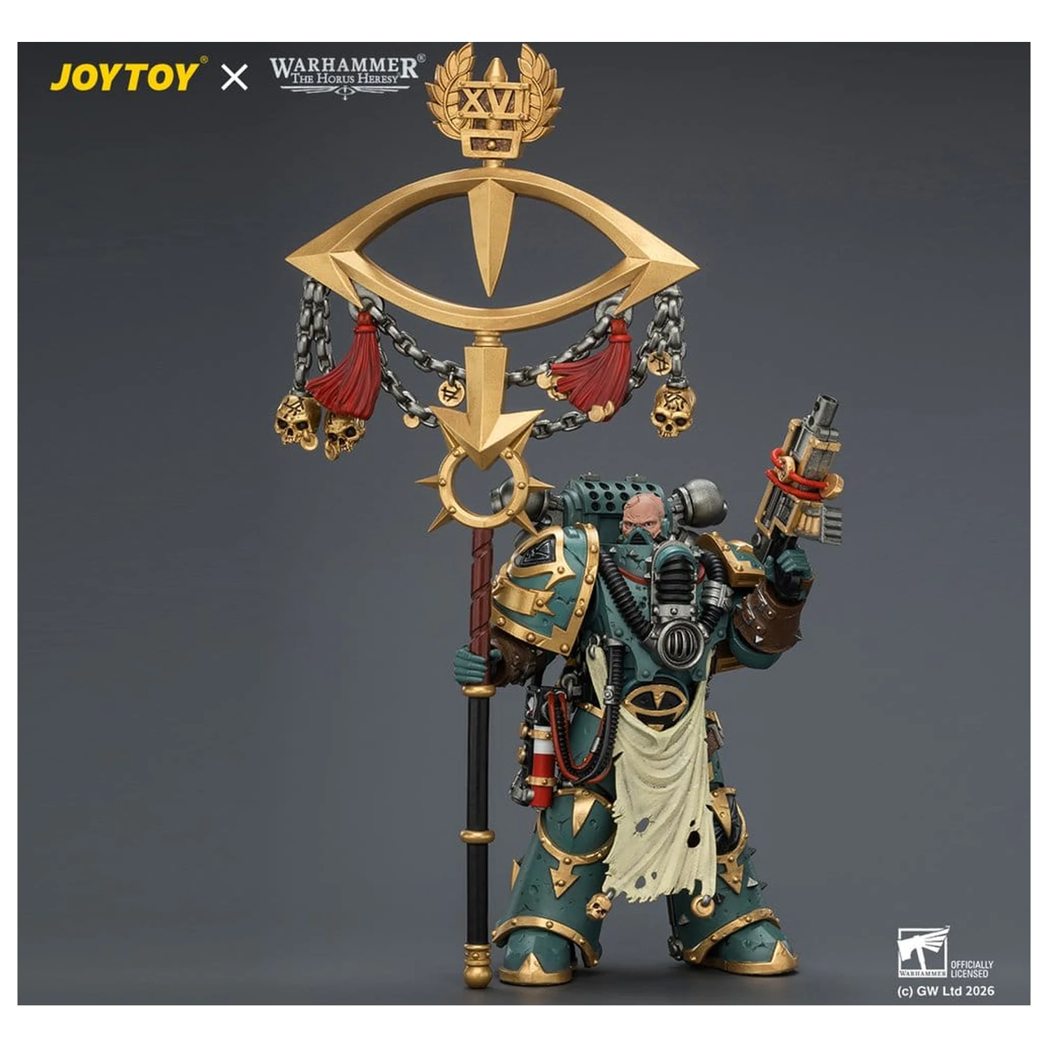 Warhammer Sons of Horus Maloghurst the Twisted, the Warmaster's Equerry akciófigura 13 cm termékfotó