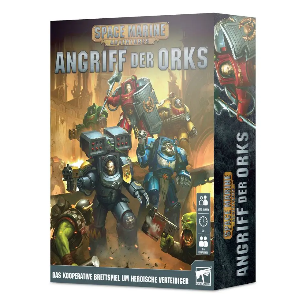 Warhammer Space Marine Adventures: Angriff der Orks Német nyelvű társasjáték termékfotó