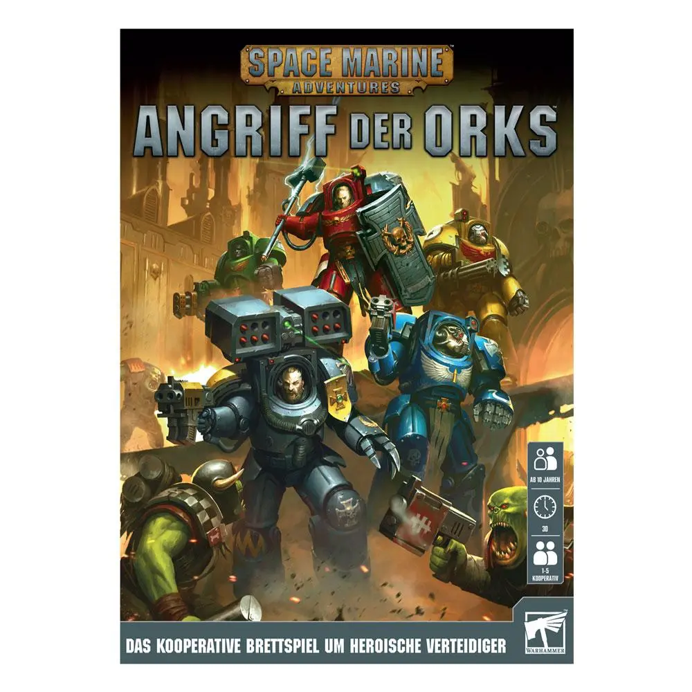 Warhammer Space Marine Adventures: Angriff der Orks Német nyelvű társasjáték termékfotó