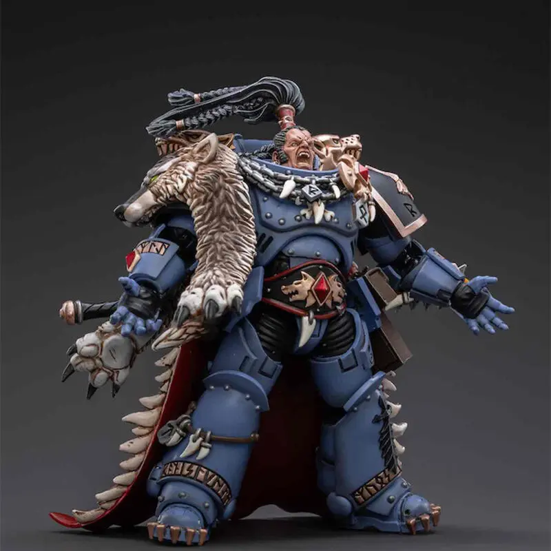 Warhammer 40k Actionfigur 1/18 Space Wolves Ragnar Blackmane 13 cm termékfotó