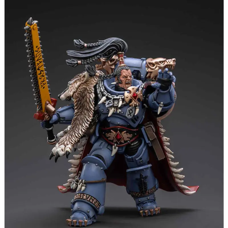 Warhammer 40k Actionfigur 1/18 Space Wolves Ragnar Blackmane 13 cm termékfotó