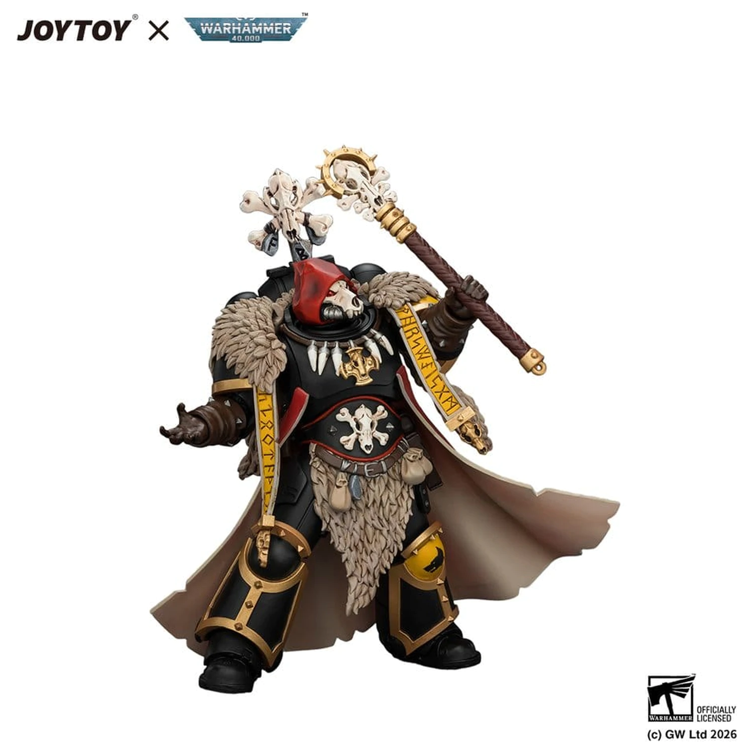 Warhammer Space Wolves Wolf Priest akciófigura 12 cm termékfotó