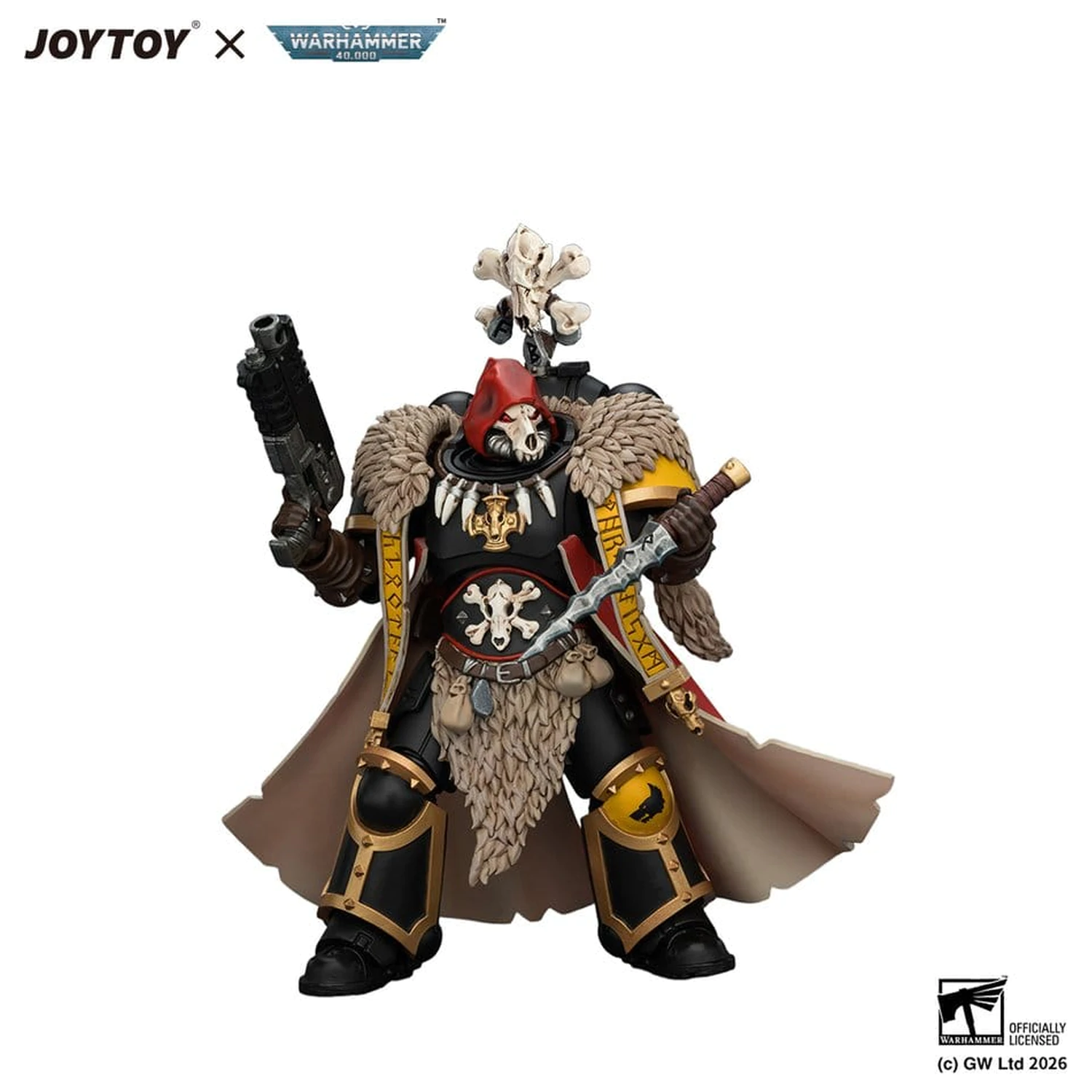 Warhammer Space Wolves Wolf Priest akciófigura 12 cm termékfotó